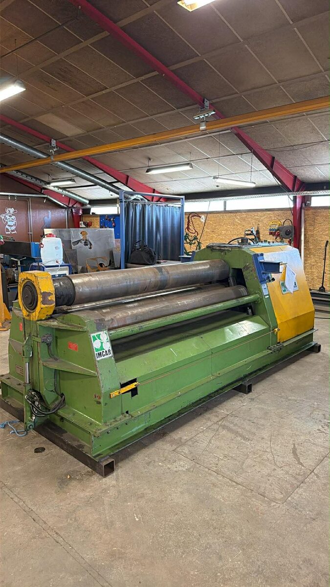 Plate roller for 15-20 mm plate in the workshop